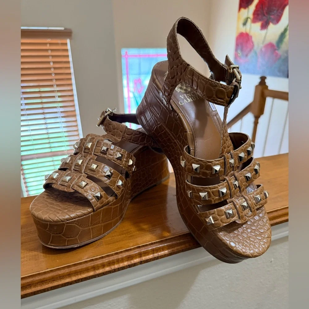 Vince Camuto Wedge Sandals - Picture 1 of 10